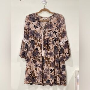 Floral Entro Dress Size M